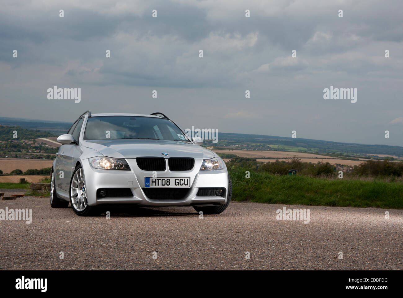 BMW 320d Efficient Dynamics - MY 2005 (FL 2009) - Premium German  upper-medium class car (segment D) - on parking Stock Photo - Alamy