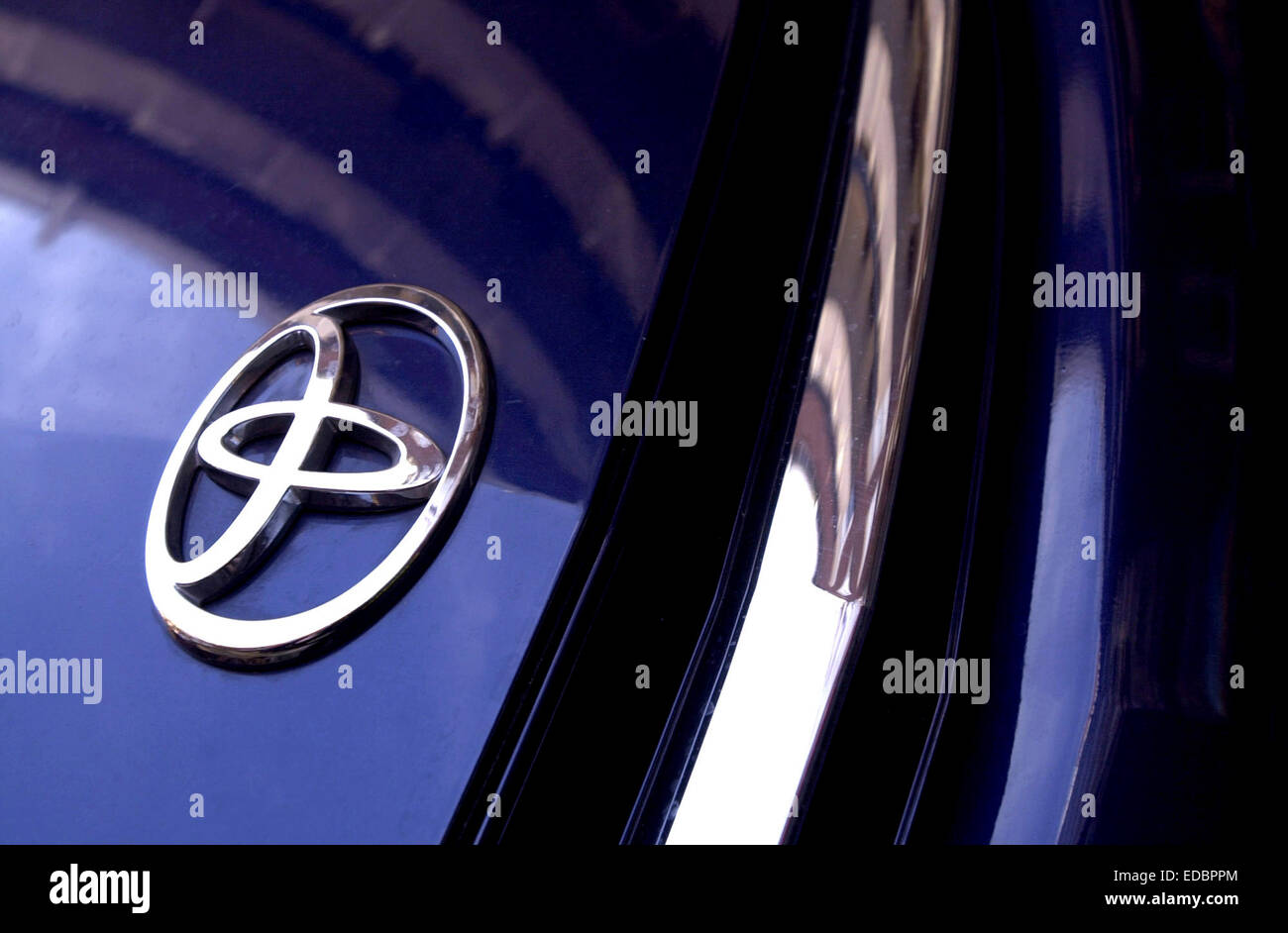 Picture shows front grille toyota vehicle company hires stock