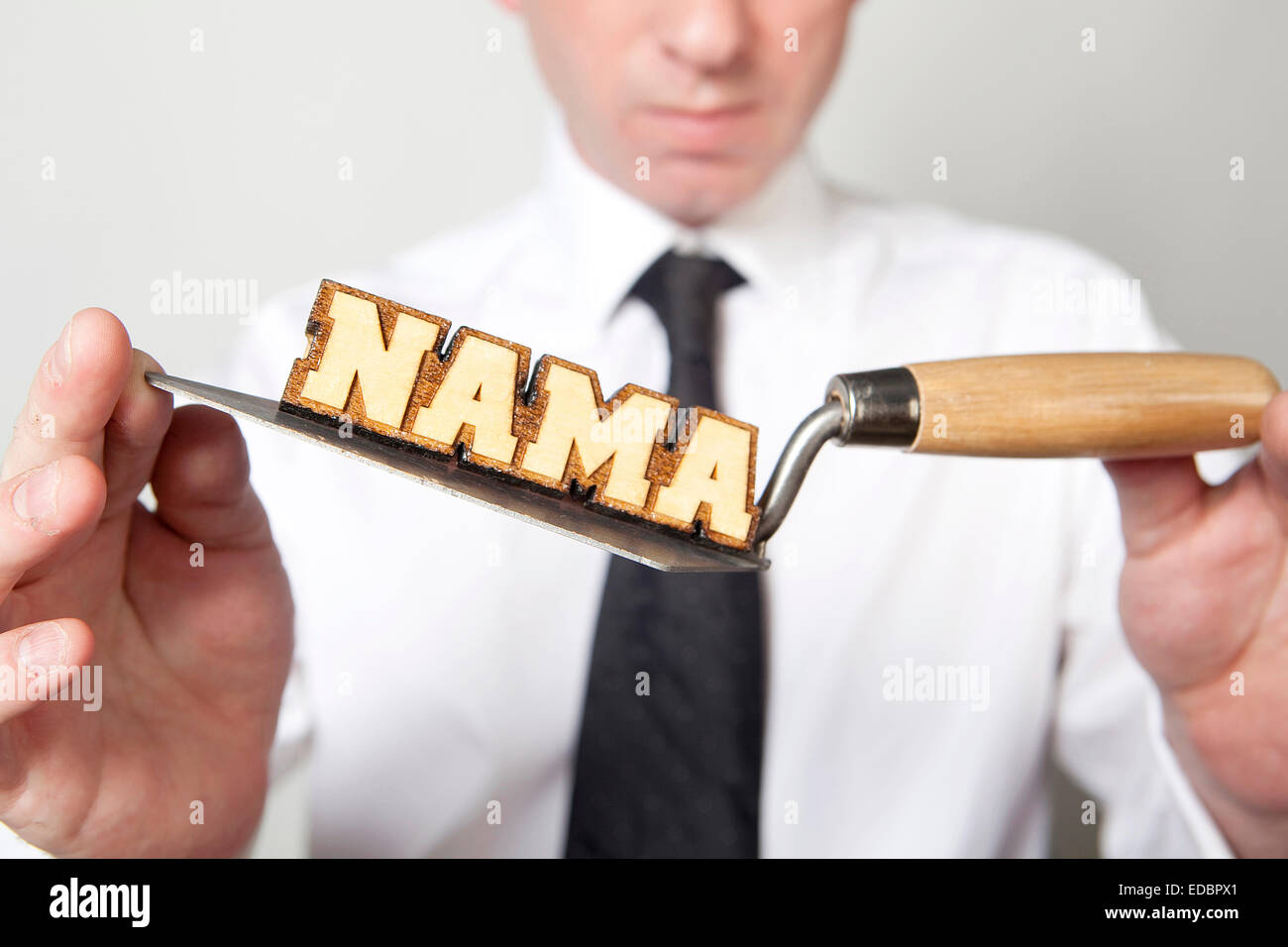 Illustrative image of National Asset Management Agency (NAMA). Stock Photo