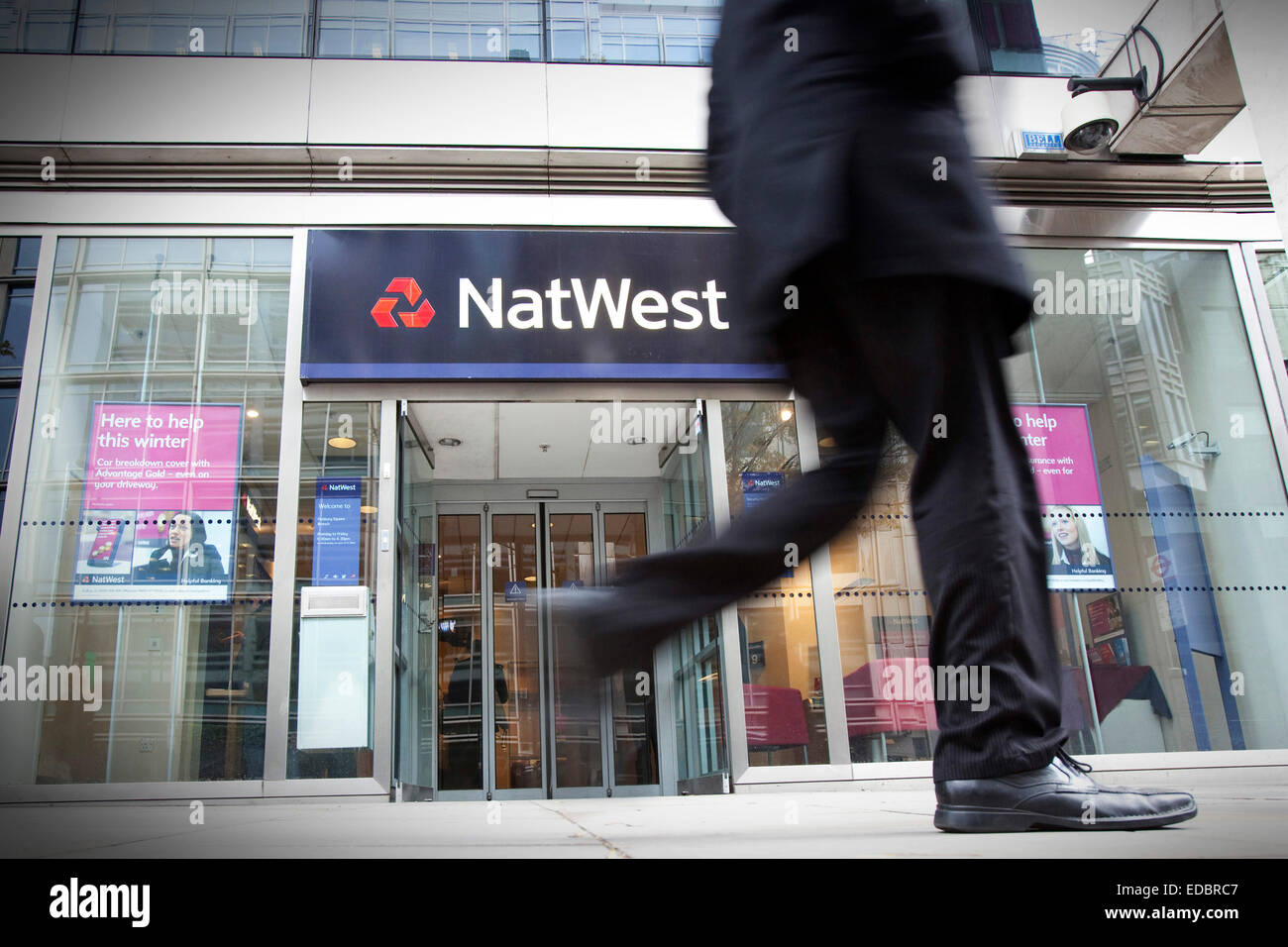 Exterior of a Natwest branch. Stock Photo