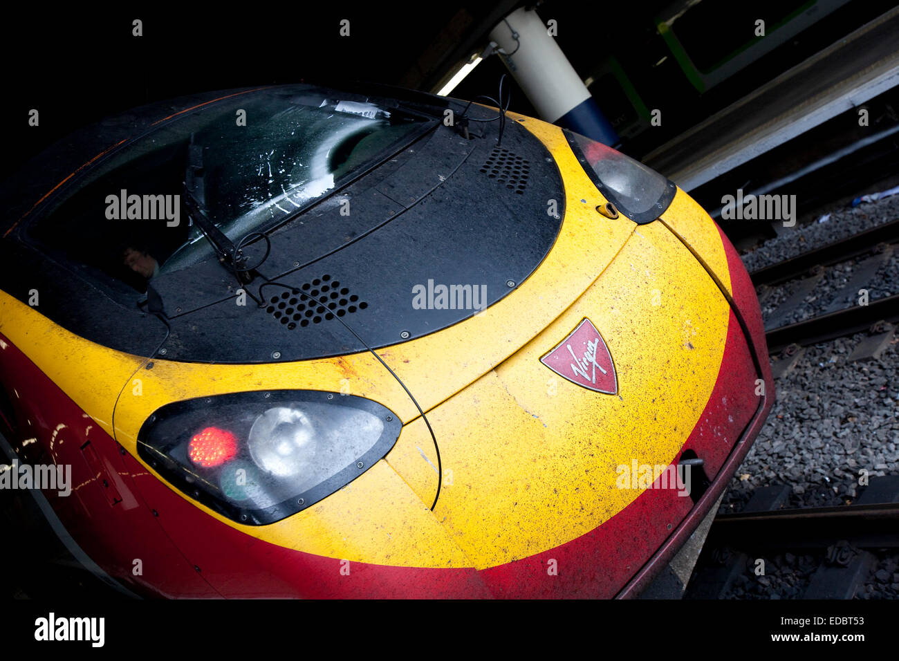 A Virgin Train at London's Euston station Stock Photo - Alamy