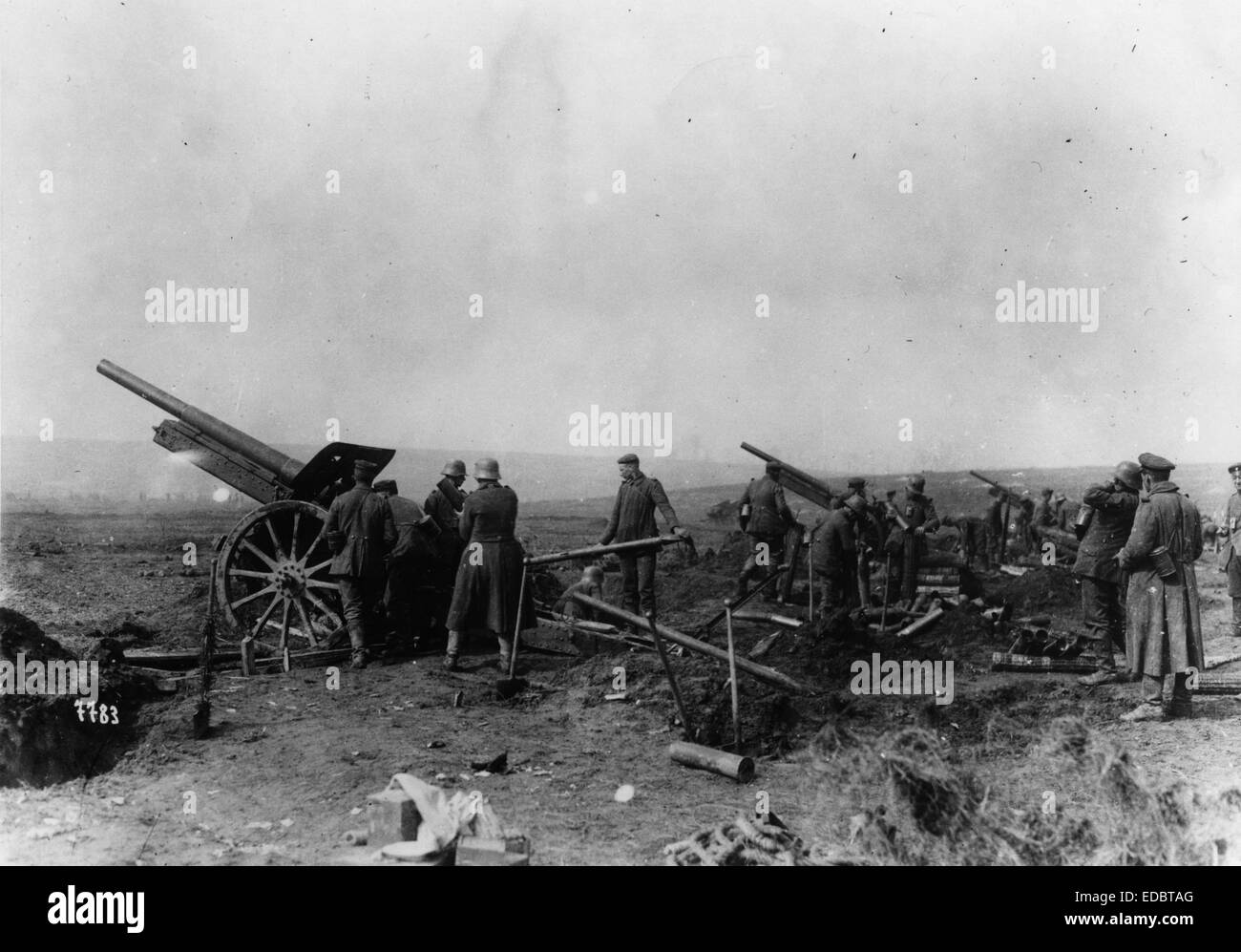 Western Front, Germany - France, 1916. Stock Photo