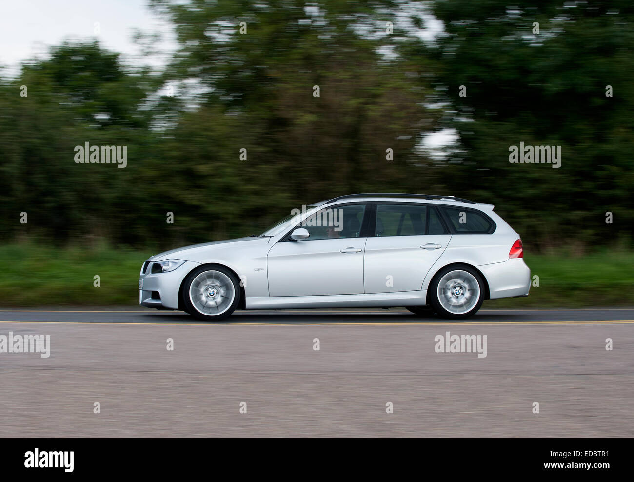 2008 BMW 3 Series Touring estate car 320d E91 shape (E90 variant Stock  Photo - Alamy