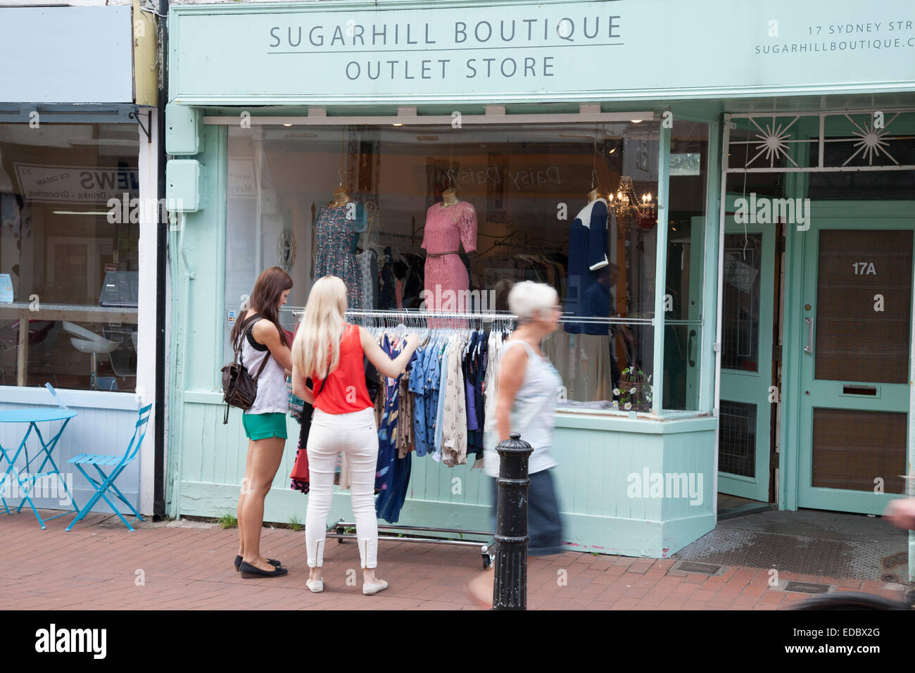 Sugarhill Boutique, Clothes Shop; Brighton Stock Photo Alamy