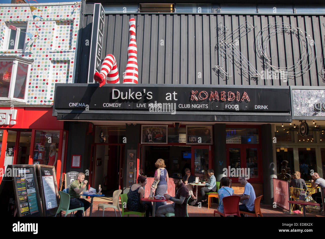 Dukes at Komedia Comedy Club; Brighton Stock Photo