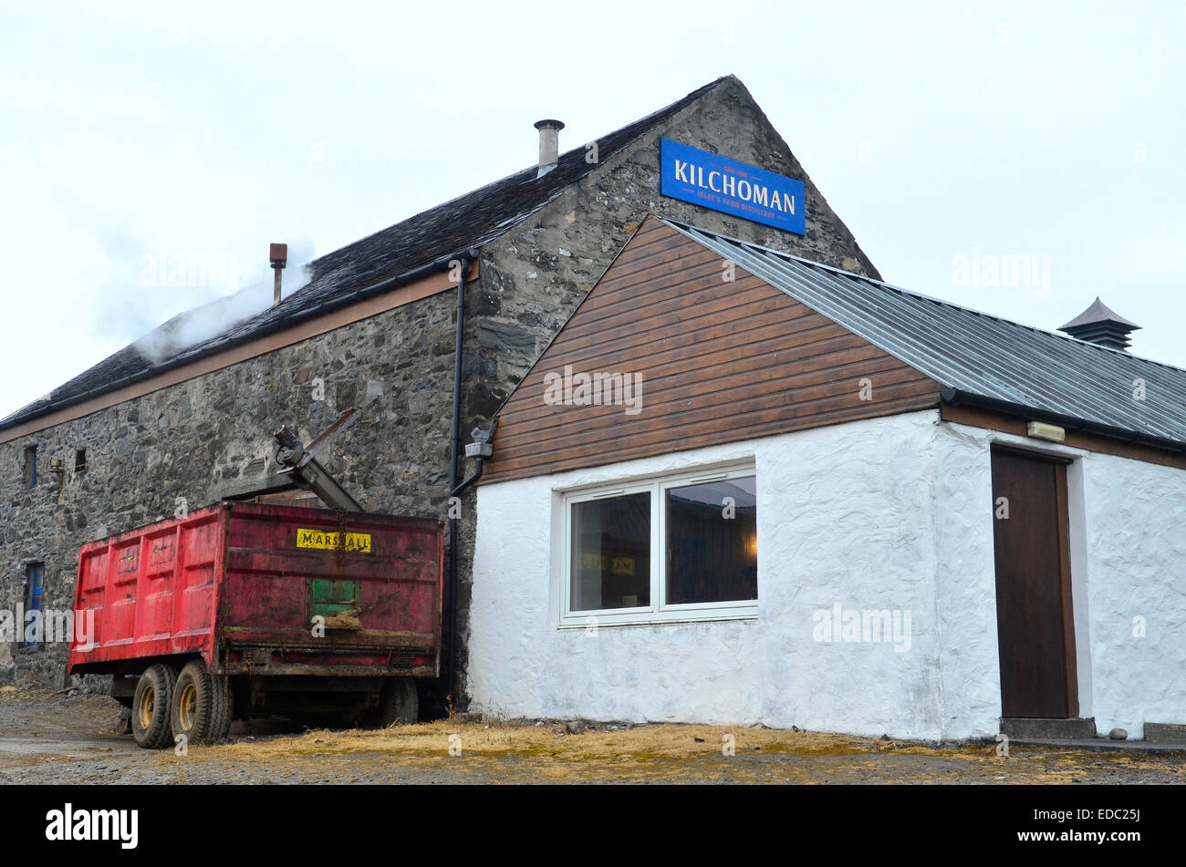Kilchoman Whisky Distillery, Islay, Scotland Stock Photo