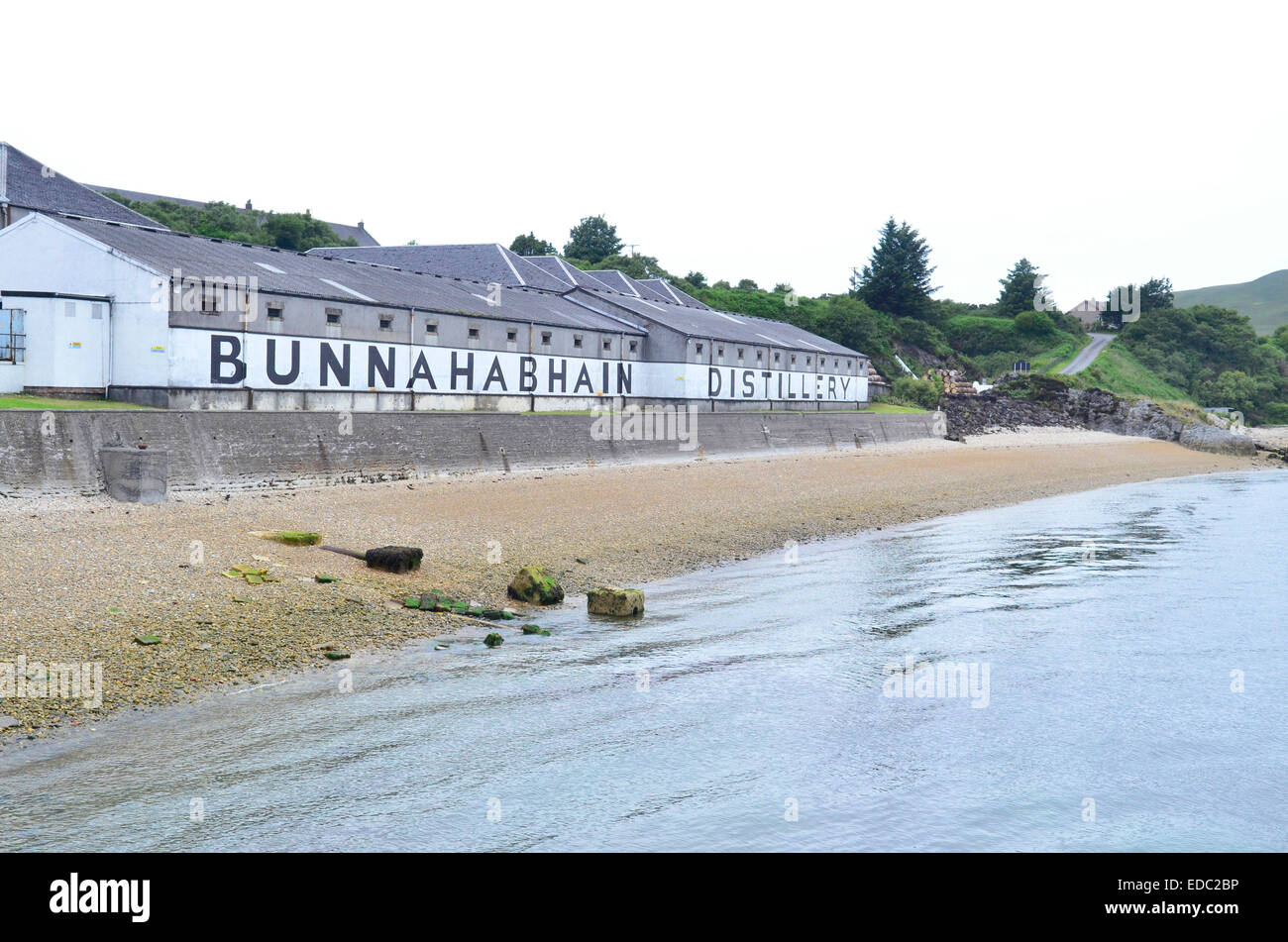 Bunnahabhain Whiskey Distillery, Islay, Scotland Stock Photo Alamy