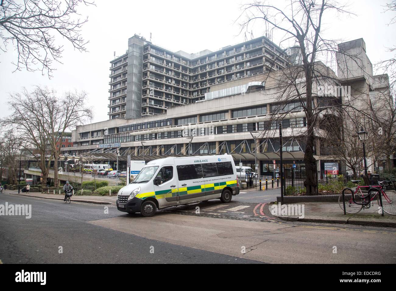 Royal Free Hospital London where the  Ebola isolation unit is housed Stock Photo