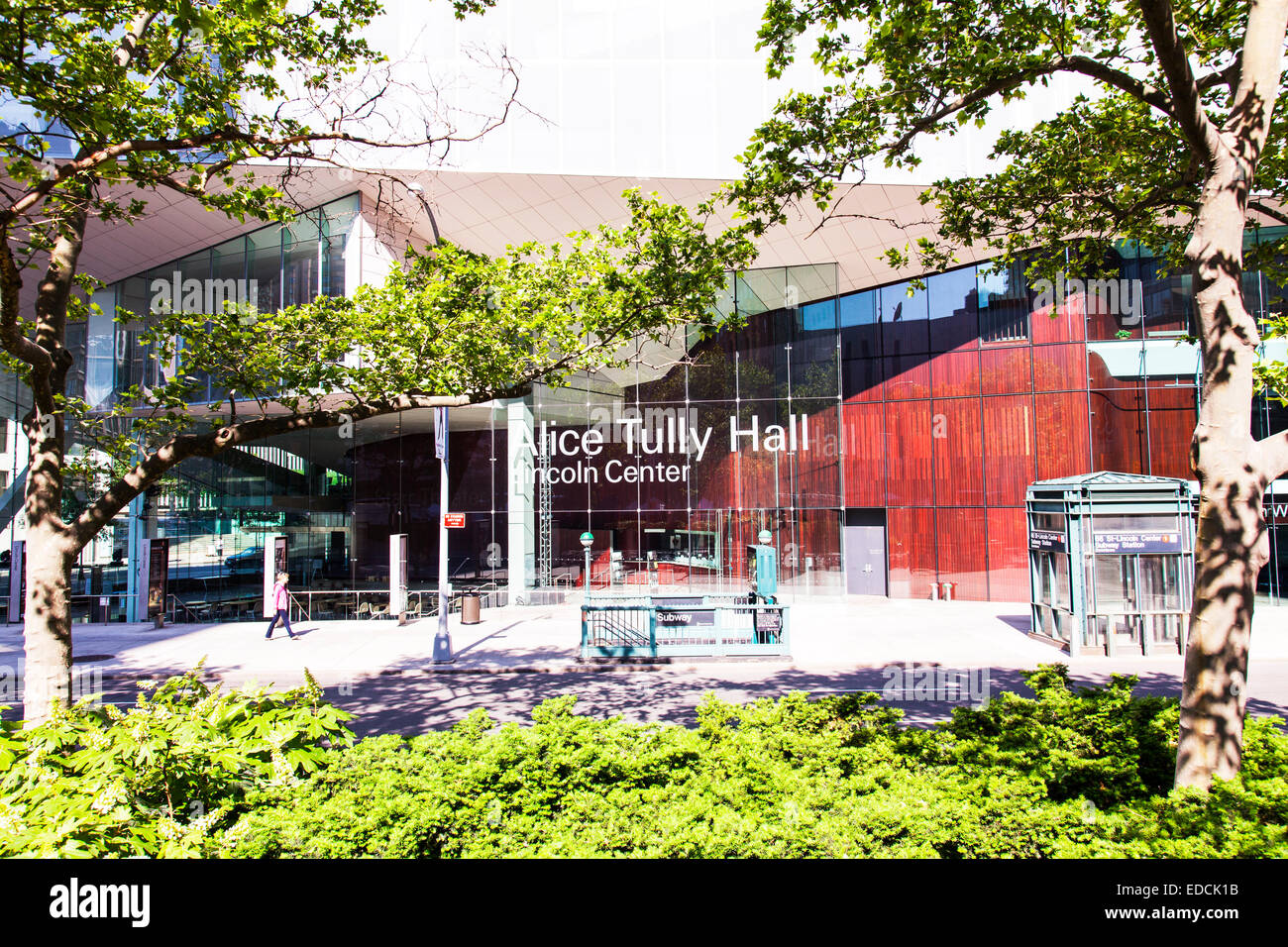 Alice Tully Hall building exterior Manhattan New York City facade