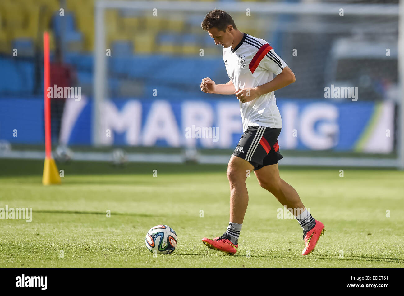2014 FIFA World Cup - Germany Training  Featuring: Miroslav Klose Where: Rio De Janeiro, RJ, Brazil When: 03 Jul 2014 Stock Photo