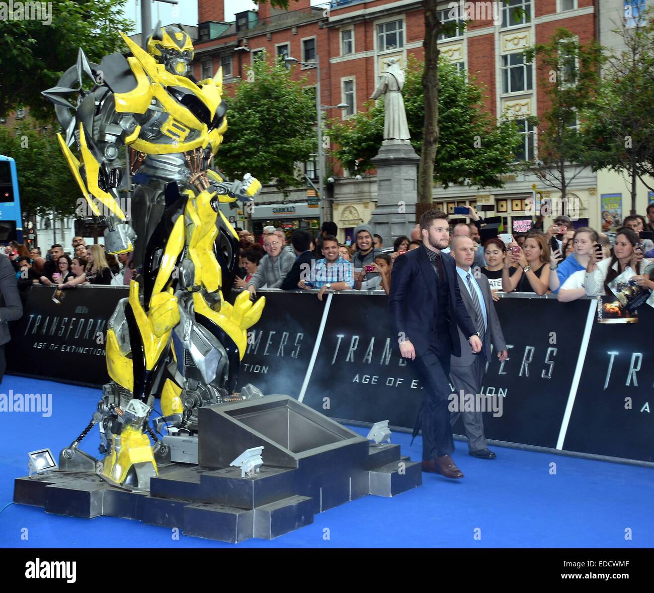 Guests attend the Irish Premiere of Transformers Age of Extinction at The Savoy, Dublin