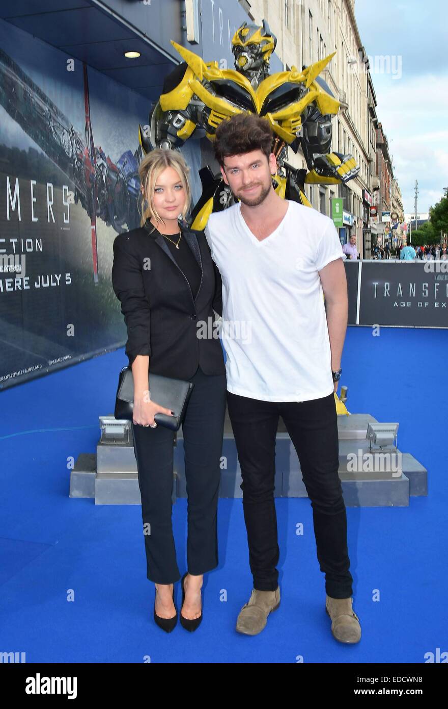 Guests attend the Irish Premiere of Transformers: Age of Extinction at