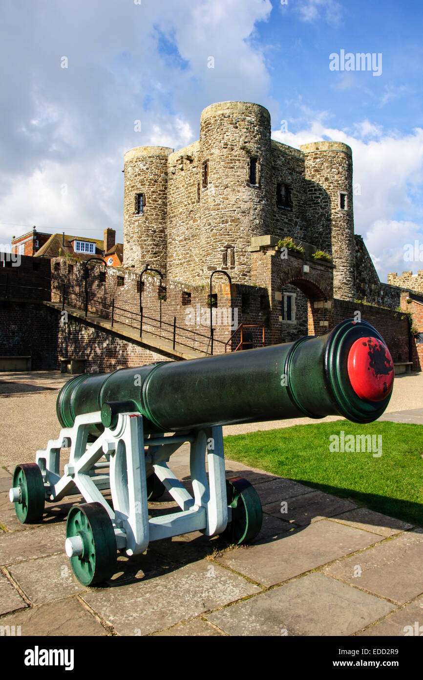 View of Rye Castle. Stock Photo