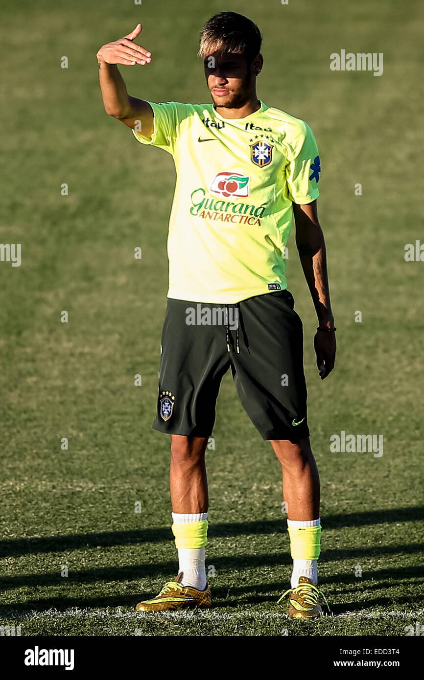 2014 FIFA World Cup - Brazil Training Session at the President Vargas  stadium on the eve of the FIFA World Cup 2014 quarter-final match between  Brazil and Colombia Featuring: Neymar Jr. Where