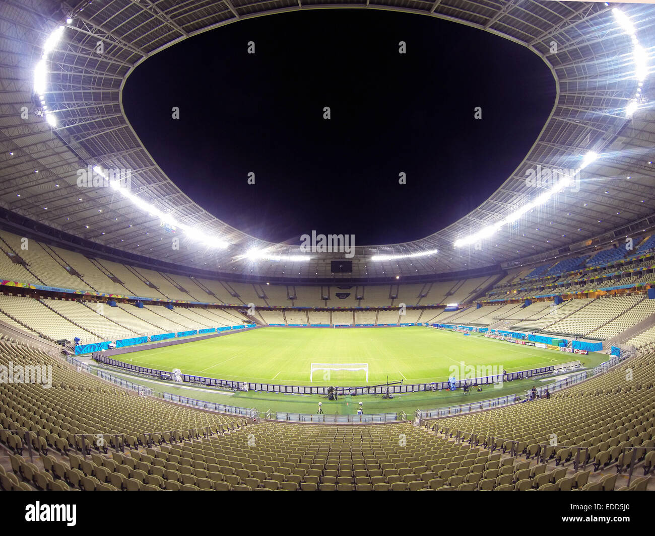 2014 FIFA World Cup - General view of Arena Castellan  Where: Fortaleza, Brazil When: 03 Jul 2014 Stock Photo