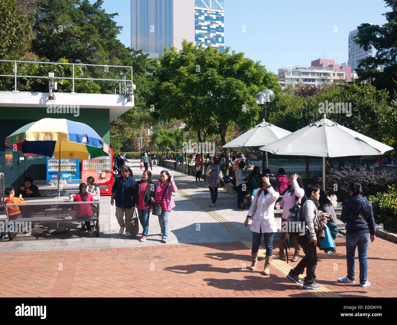 Hong Kong  Hong Kong 2015 Kowloon Victoria Park Stock Photo