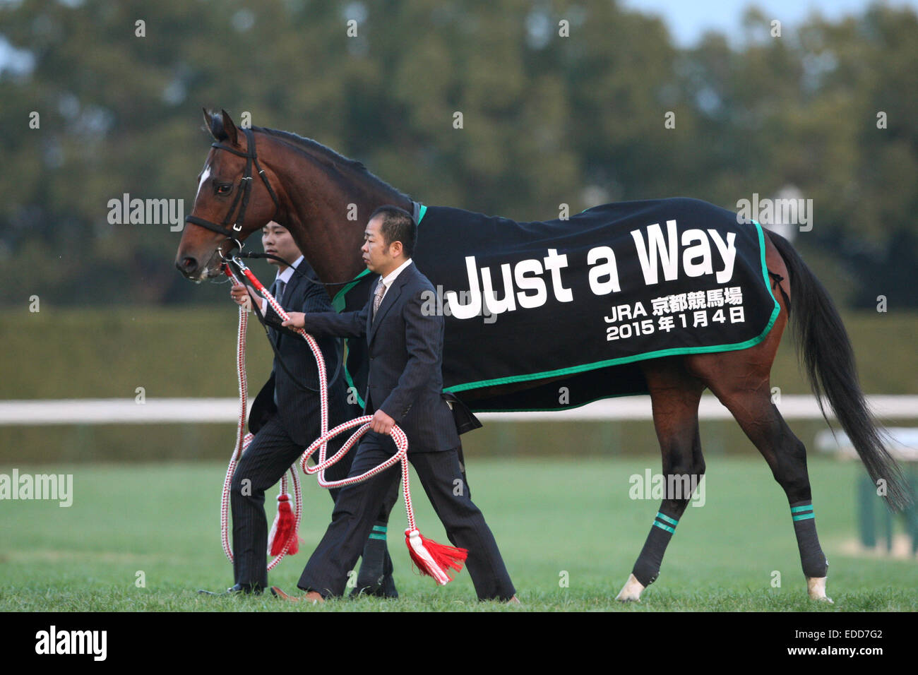 Kyoto Japan 4th Jan 15 Just A Way Horse Racing Just A Way During His Retirement Ceremony At Kyoto Racecourse In Kyoto Japan C Eiichi Yamane Aflo Alamy Live News Stock Photo Alamy Kyoto Japan 4th Jan 15 Just A Way Horse Racing Just A Way During His Retirement Ceremony At Kyoto Racecourse In Kyoto Japan C Eiichi Yamane Aflo Alamy Live News Stock Photo Alamy