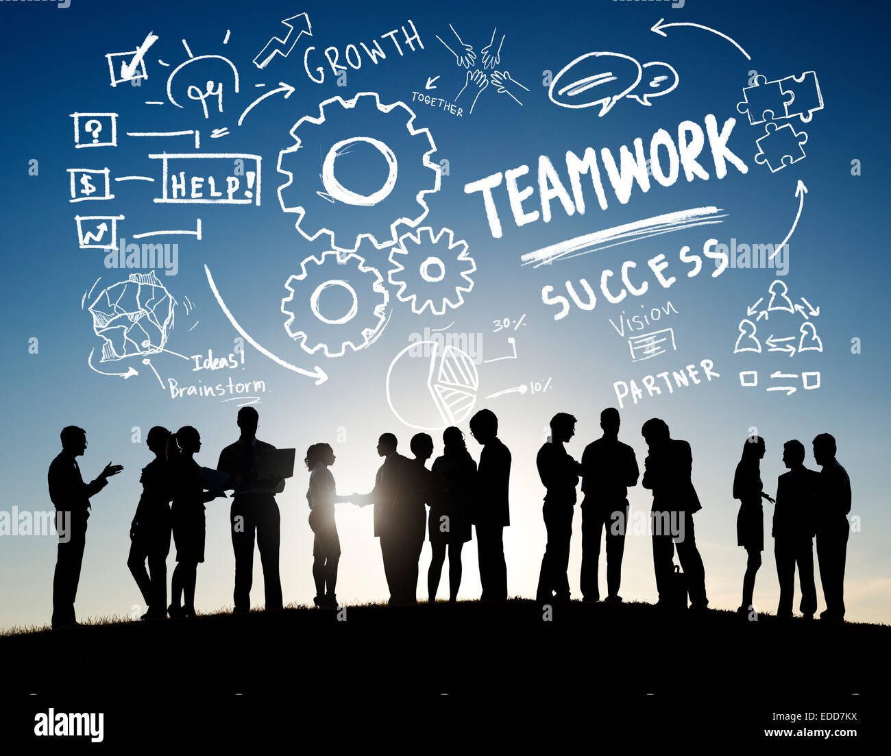 Teamwork Team Together Collaboration Business Communication