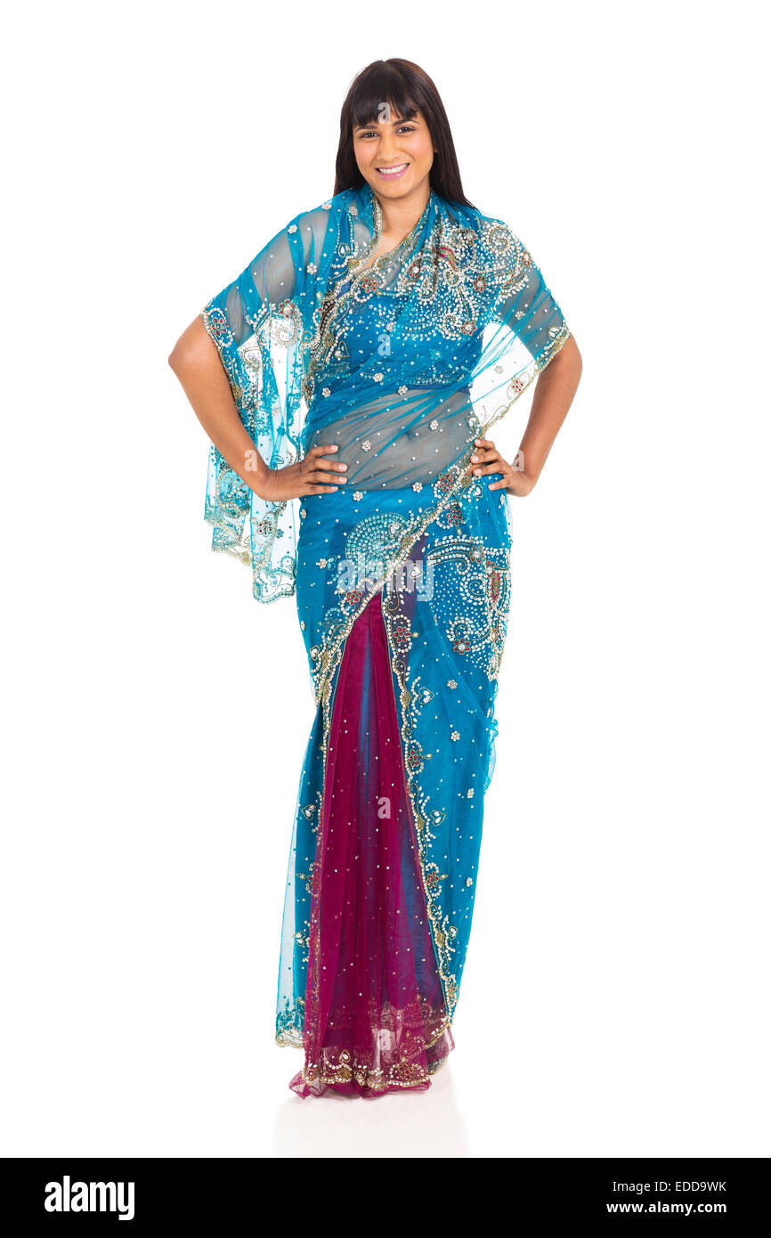 Wearing sari hi-res stock photography and images - Alamy