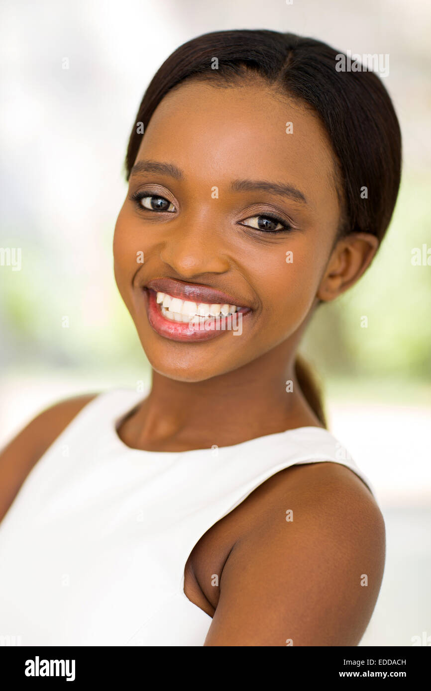 close up portrait of gorgeous African woman Stock Photo - Alamy