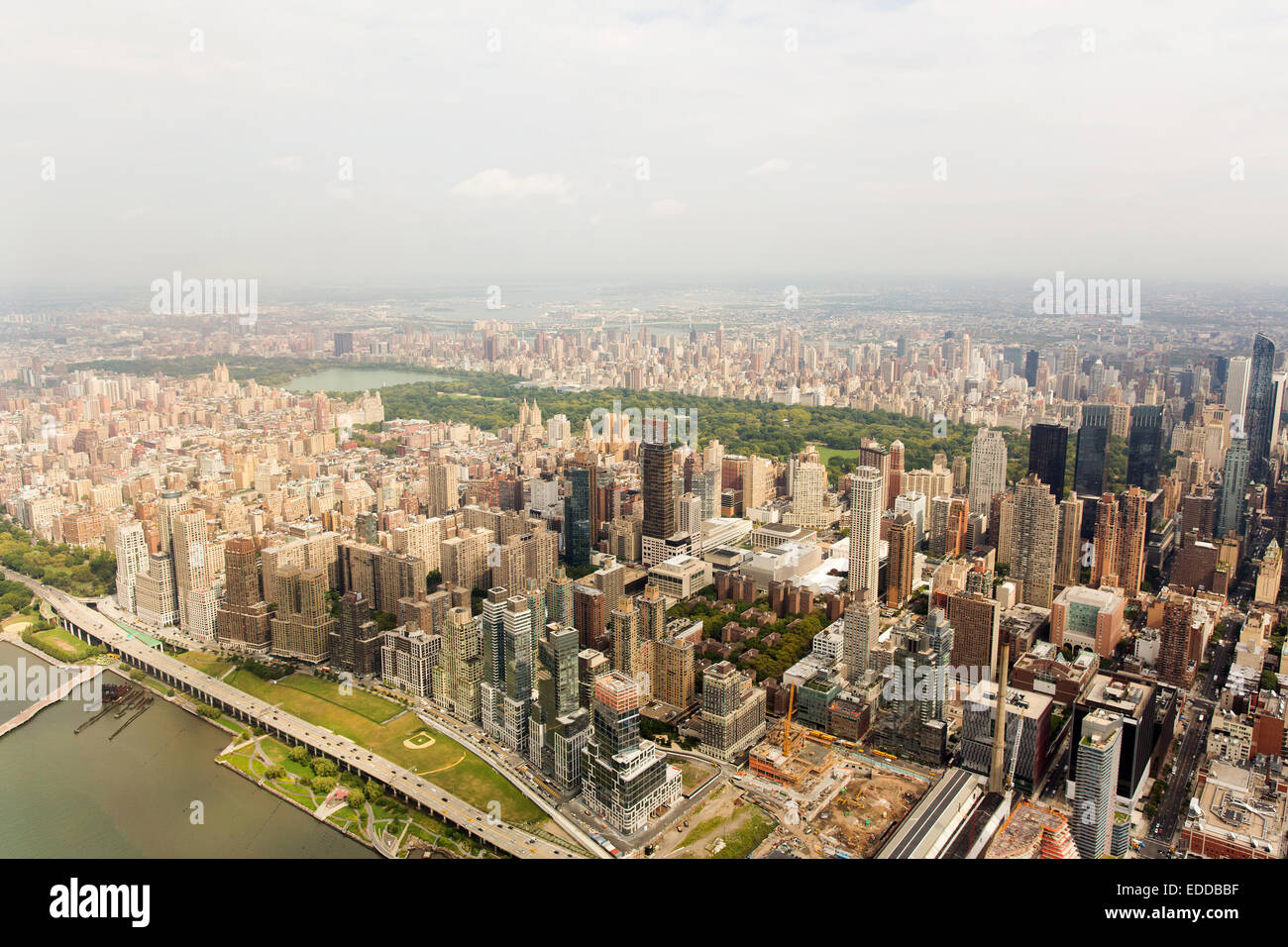 Aerial view of central park hi-res stock photography and images - Alamy