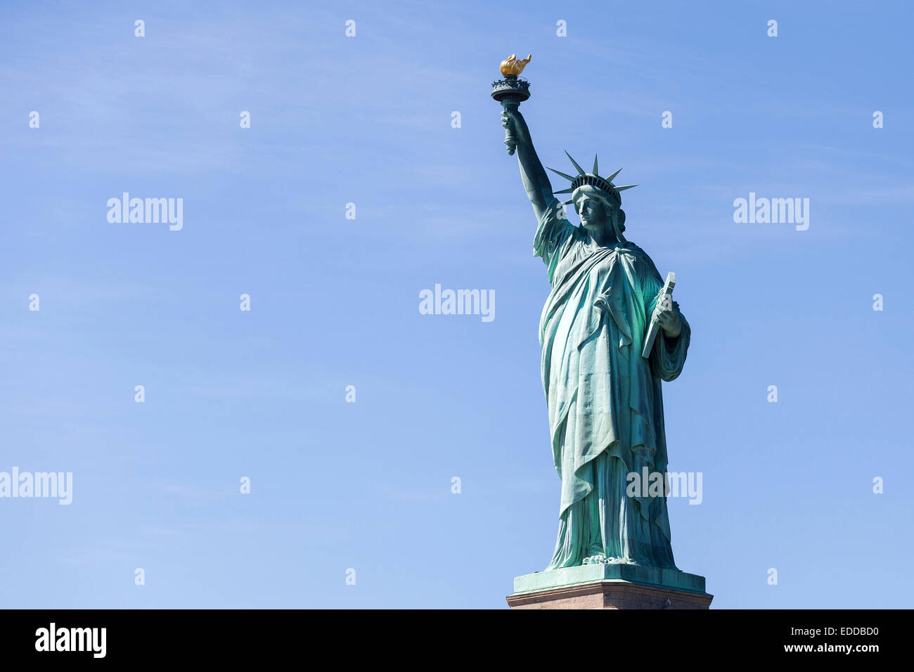 the statue of liberty in new york city Stock Photo - Alamy