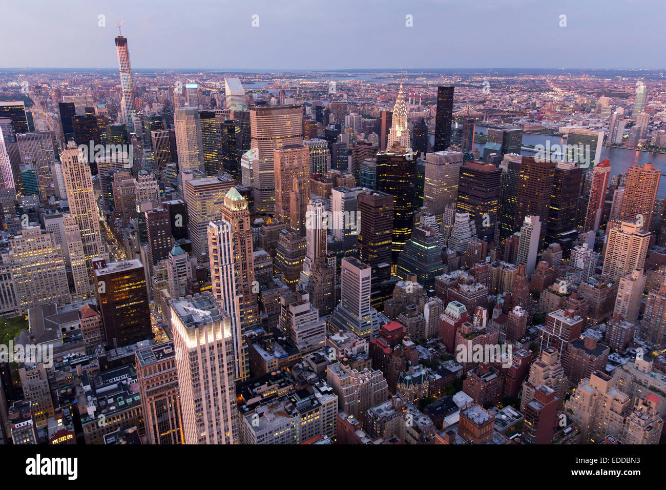 New york city beautiful sunset hi-res stock photography and images - Alamy