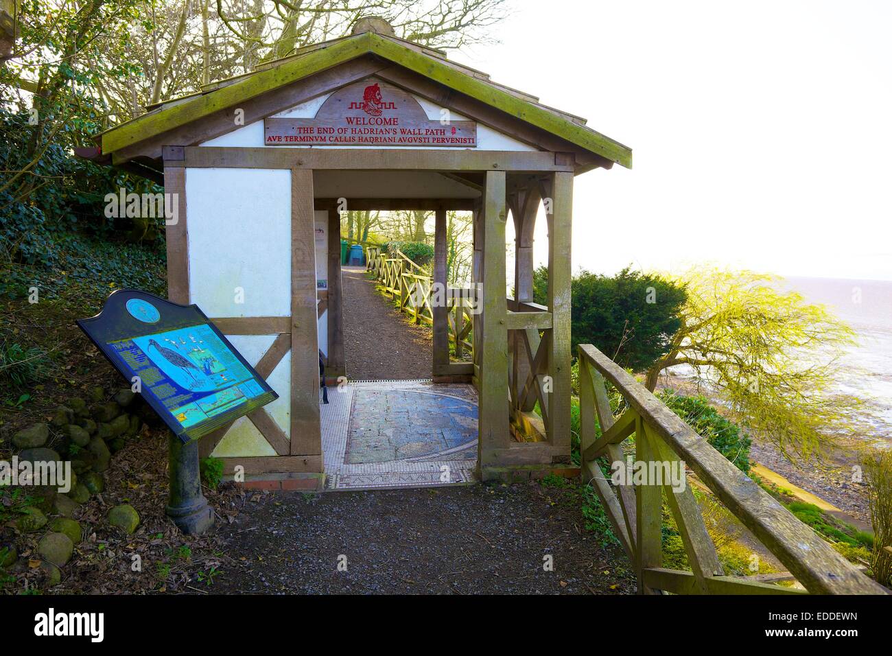 Summerhouse at theTerminus of Hadrian's Wall, BownessonSolway Cumbria