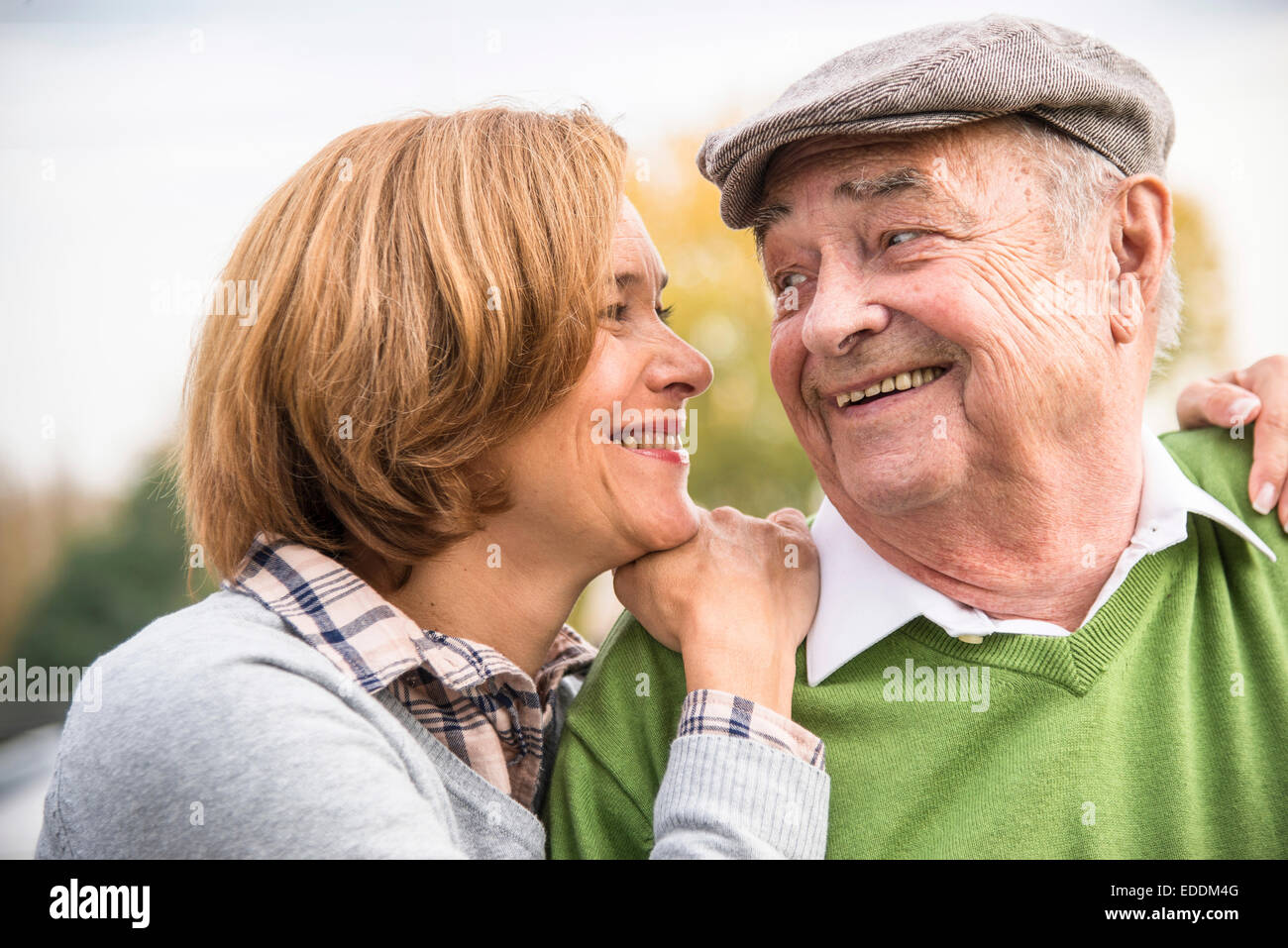Side view confident senior hi-res stock photography and images - Alamy