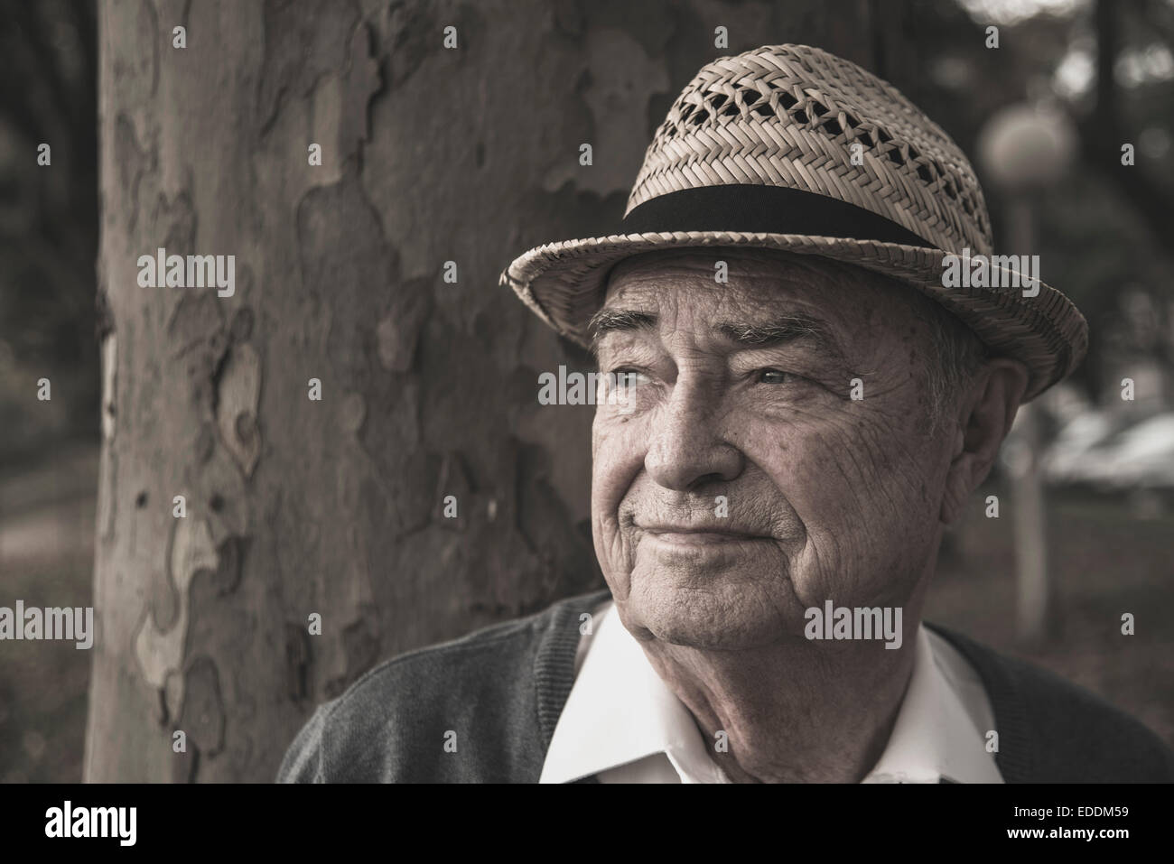 old man with hat
