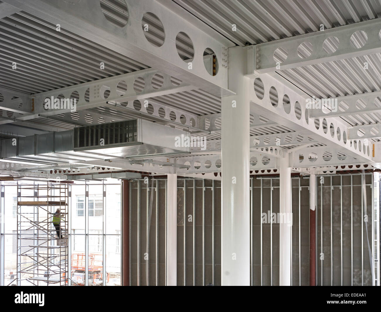 University of Westminister - Harrow Campus - Under Construction, Harrow, United Kingdom. Architect: Hawkins Brown Architects LLP Stock Photo