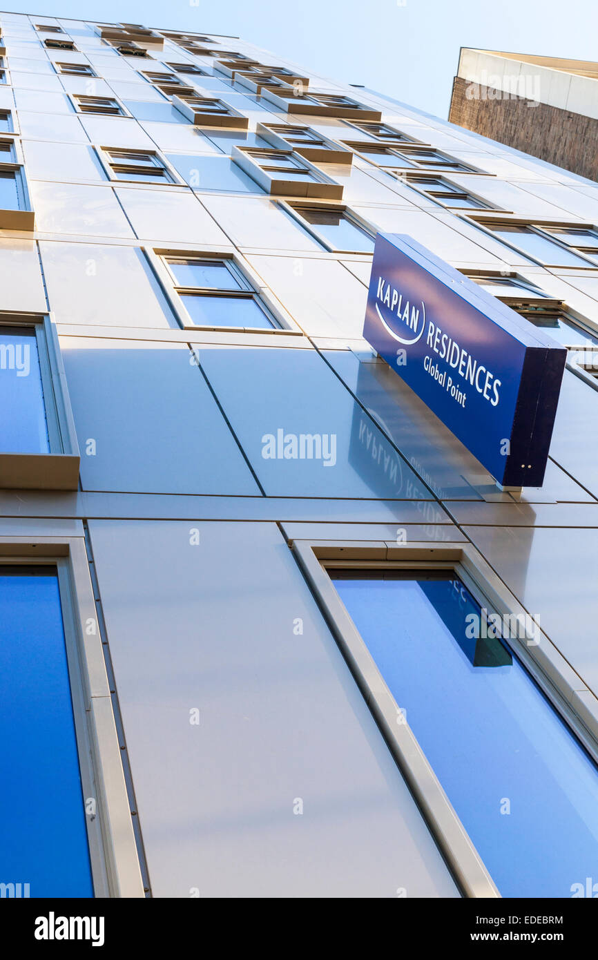 Student accommodation provided by Kaplan Residences at Global Point, Nottingham, England, UK Stock Photo