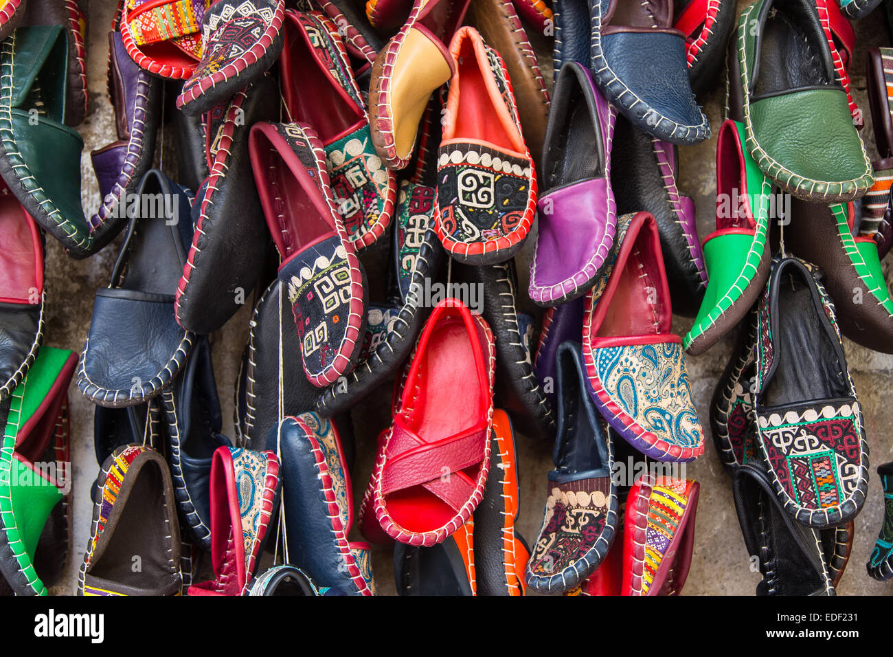 Traditional Turkish Shoes Istanbul City Turkey Stock Photo - Alamy