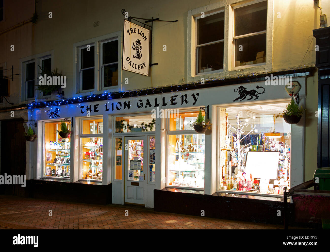 The Lion Gallery in Penrith, Cumbria, England UK Stock Photo