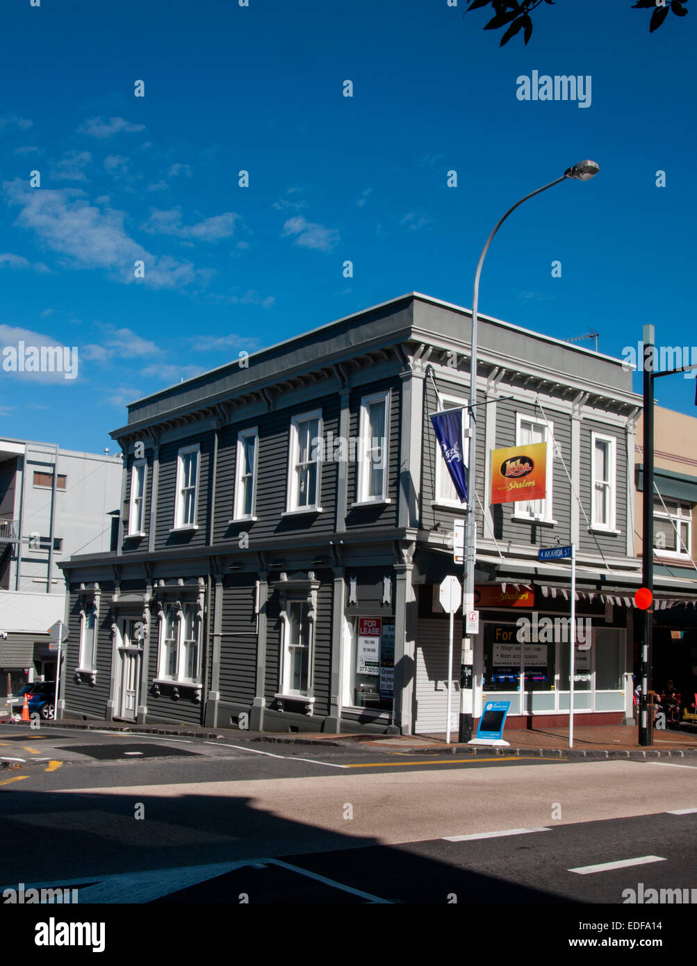 Shops in Parnell, Auckland, New Zealand Stock Photo