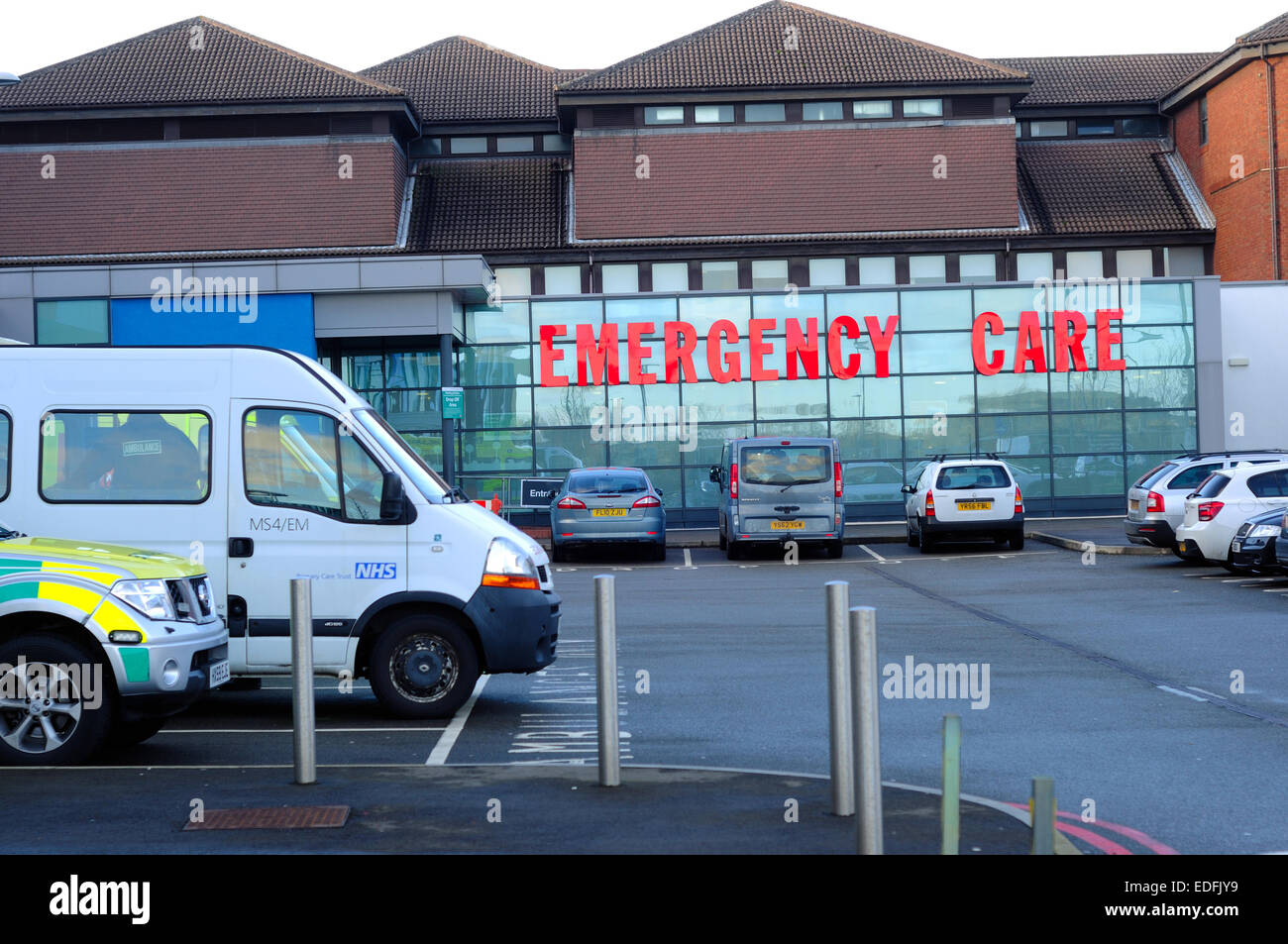 King's Mill Hospital, Nottinghamshire, UK. 6th January, 2015. Hospital bosses assured patients