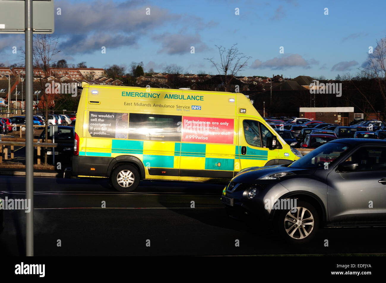 King's Mill Hospital, Nottinghamshire, UK. 6th January, 2015. Hospital