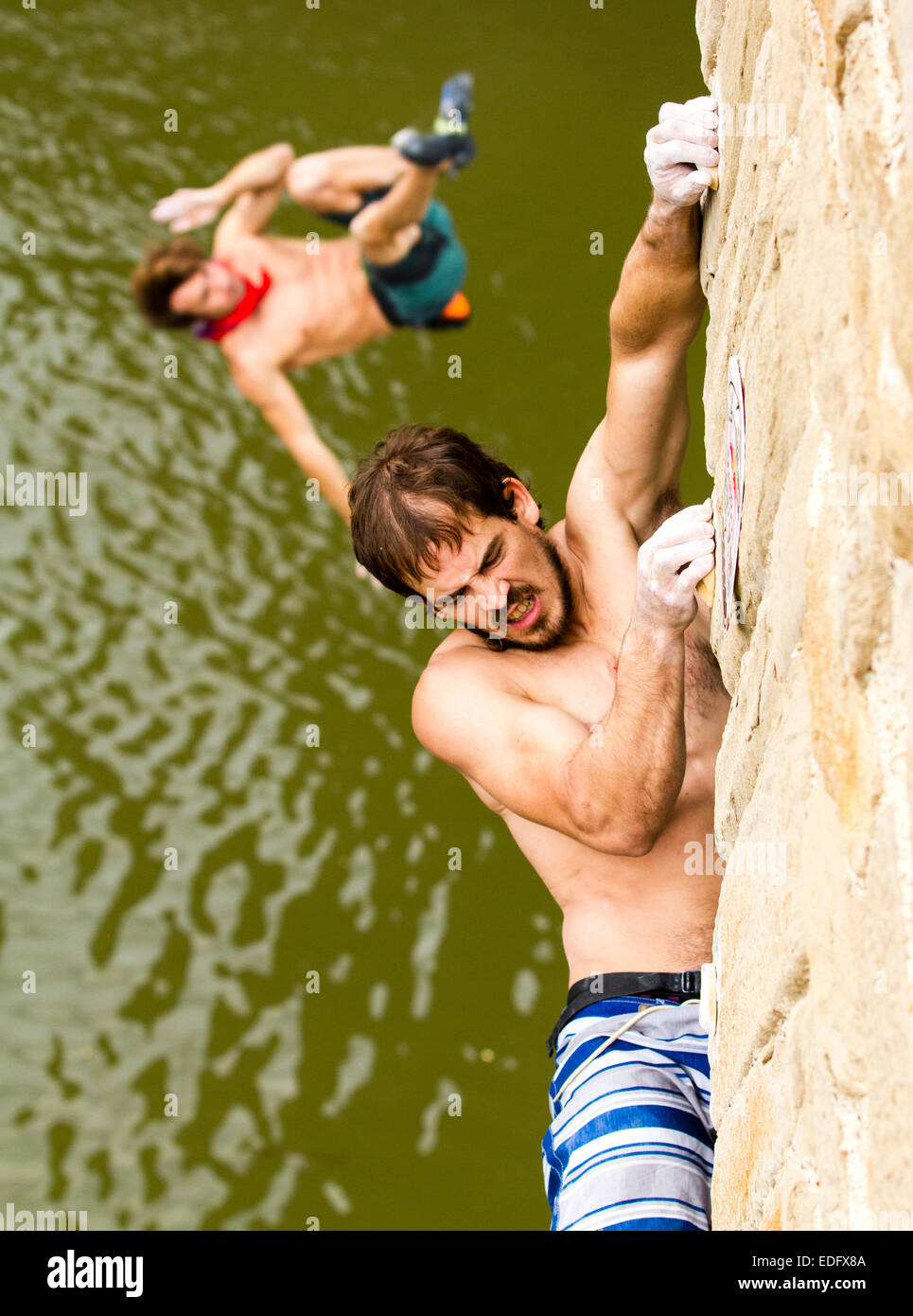 Man falling into water hi-res stock photography and images - Alamy