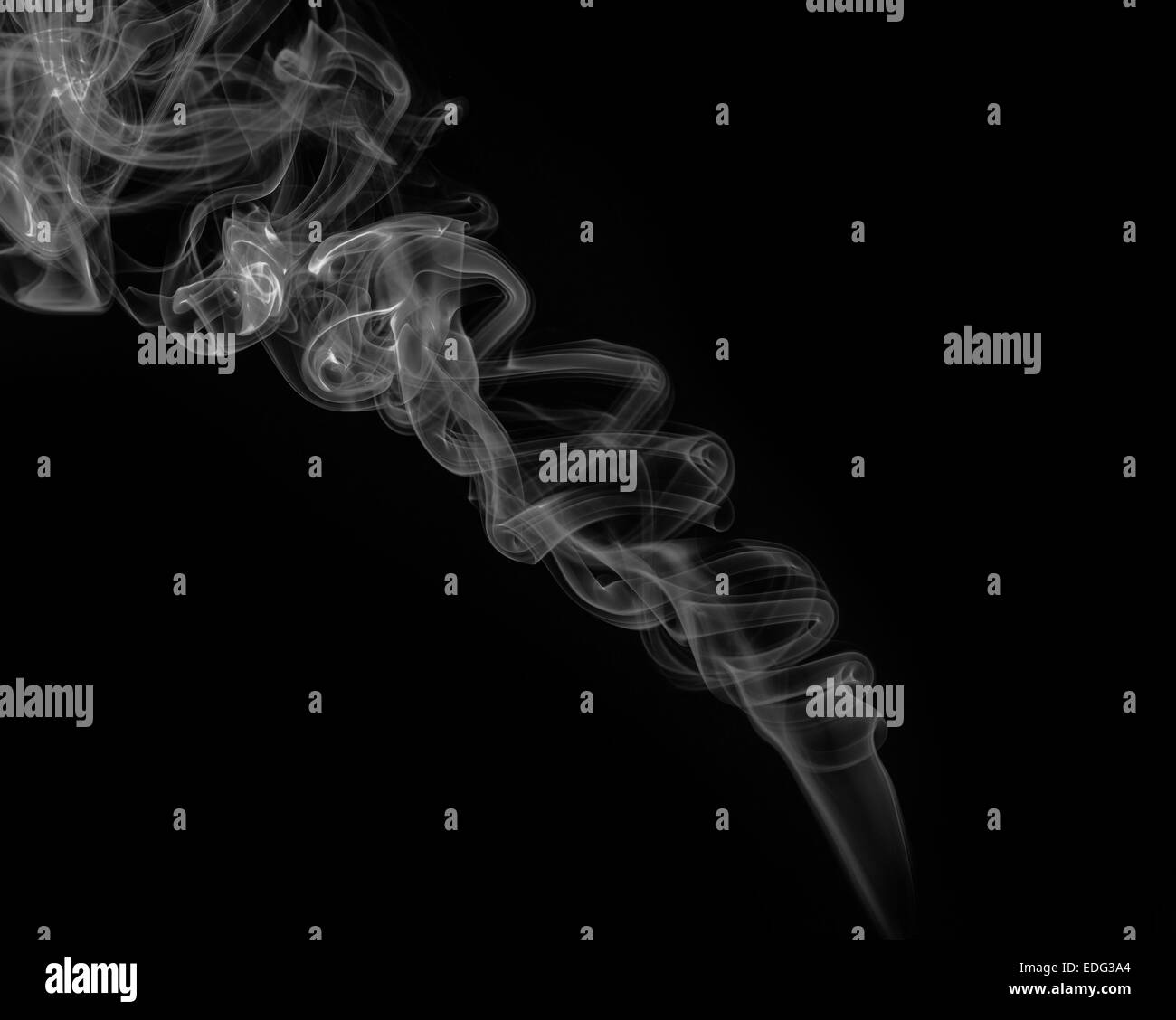 Abstract smoke moves on a black background Stock Photo - Alamy