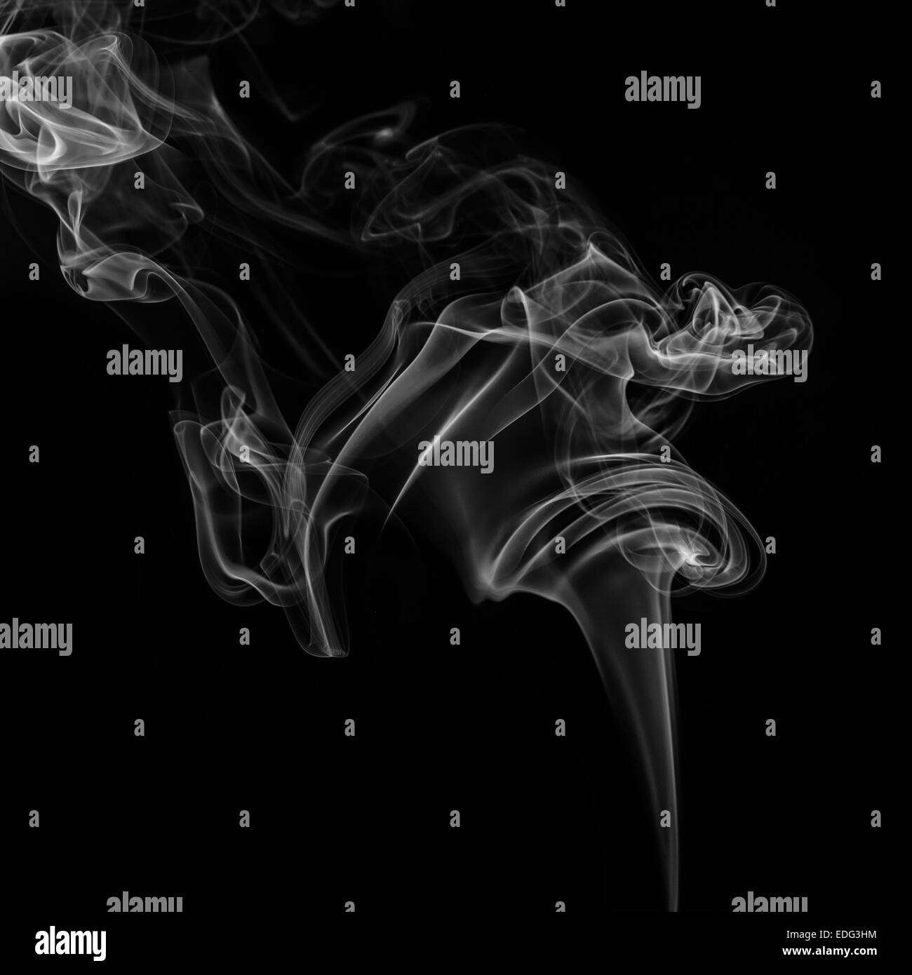 Abstract smoke moves on a black background Stock Photo - Alamy