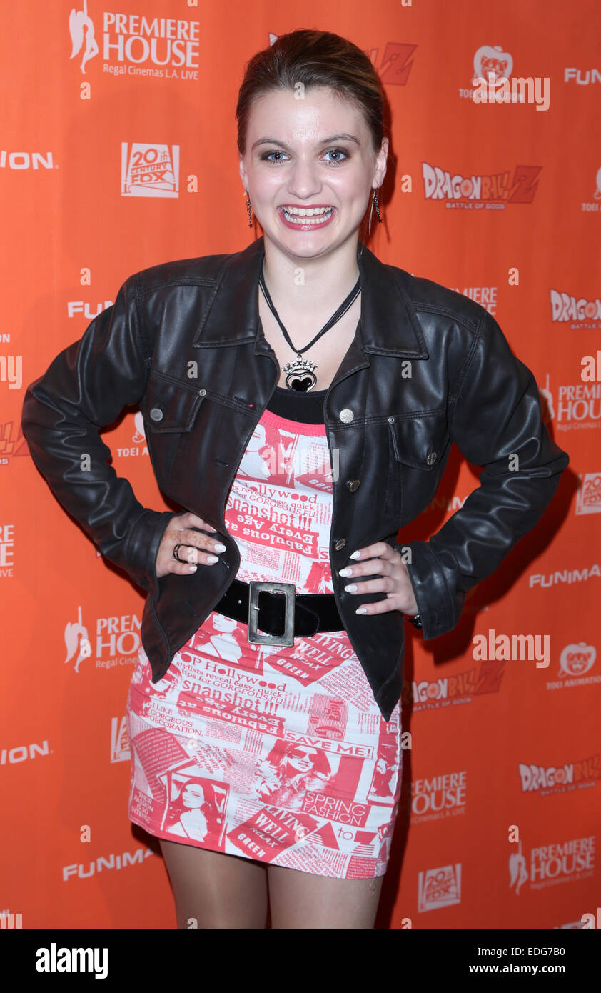'Dragon Ball Z: Battle of Gods' Premiere at Regal Cinemas L.A. Live - Arrivals  Featuring: Laci Kay Where: Los Angeles, California, United States When: 03 Jul 2014 Stock Photo