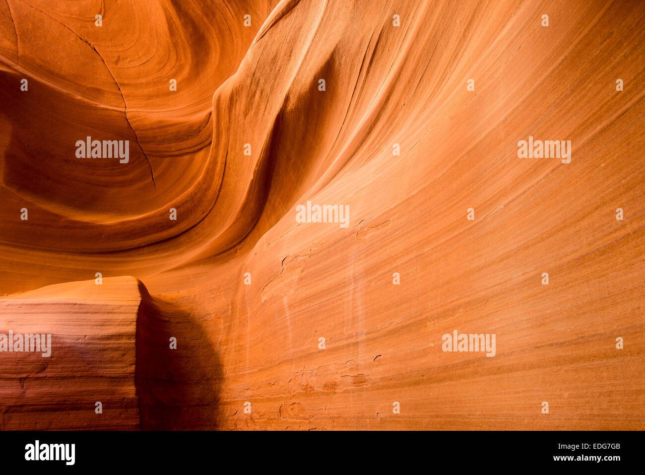 Upper Antelope Canyon Navajo Tribal Park, Page, Arizona, USA Stock Photo