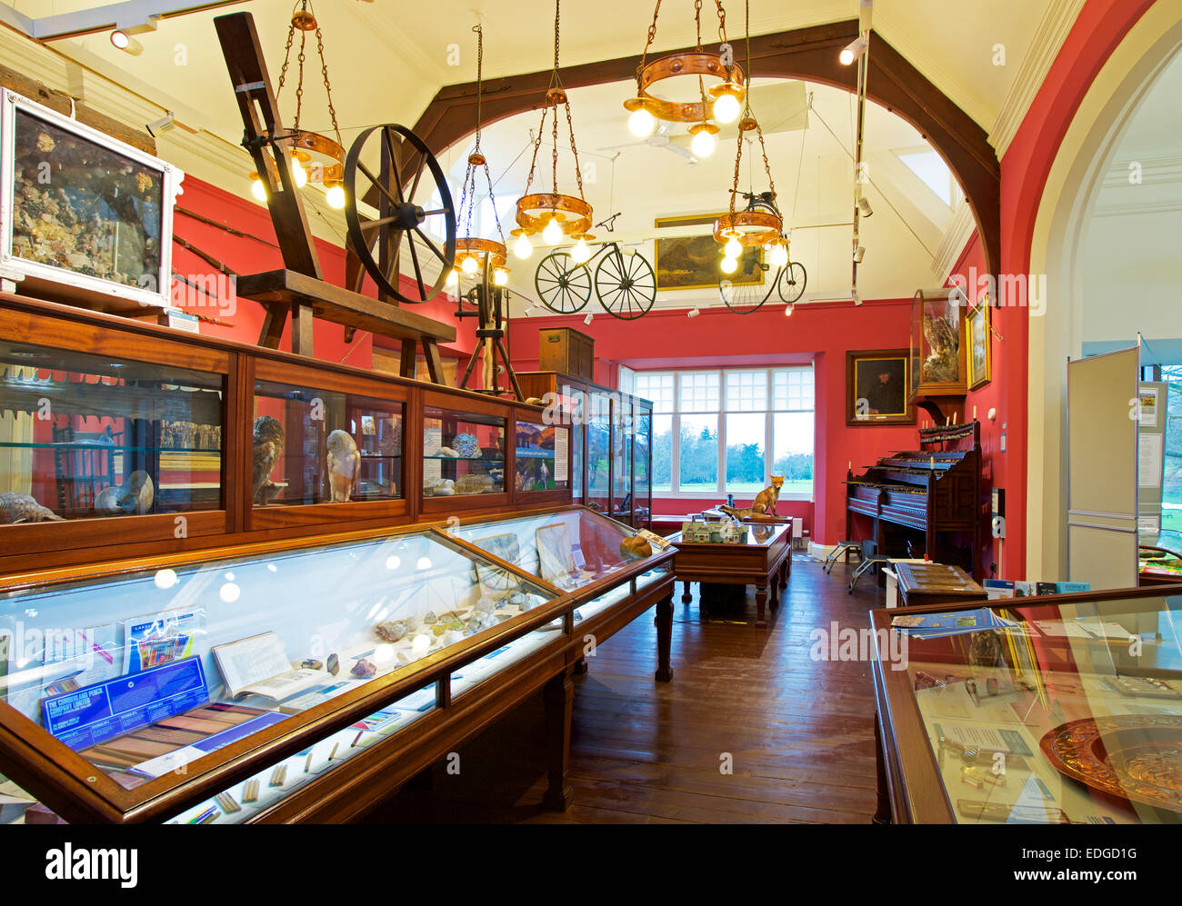 Displays in the Keswick Museum and Art Gallery, Lake District National