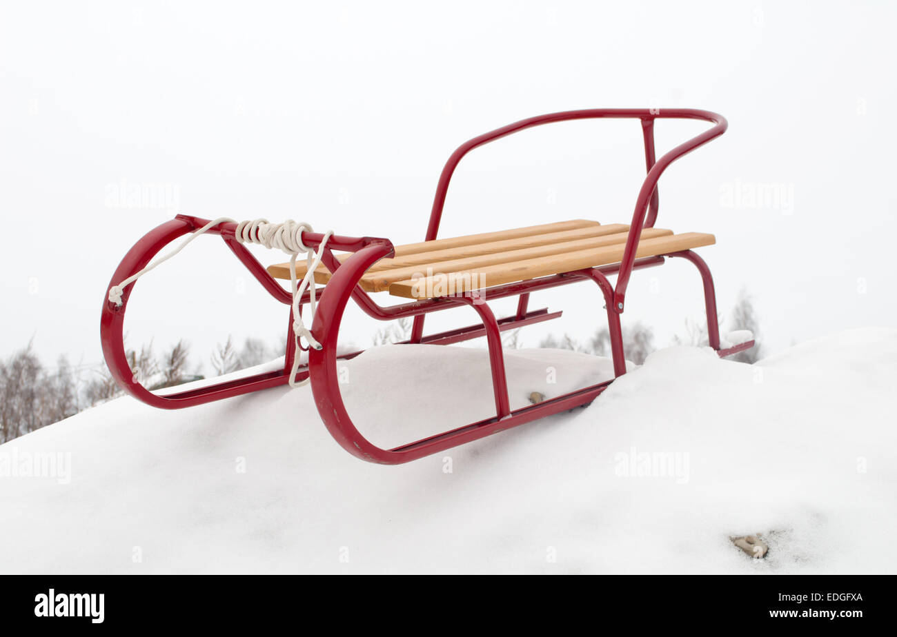 Santa sledge hires stock photography and