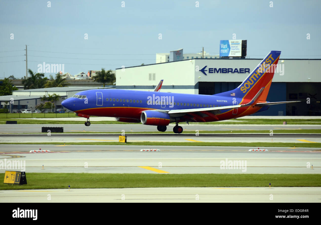 Fort Lauderdale, USA June 4, 2012 Southwest Airlines Boeing 737