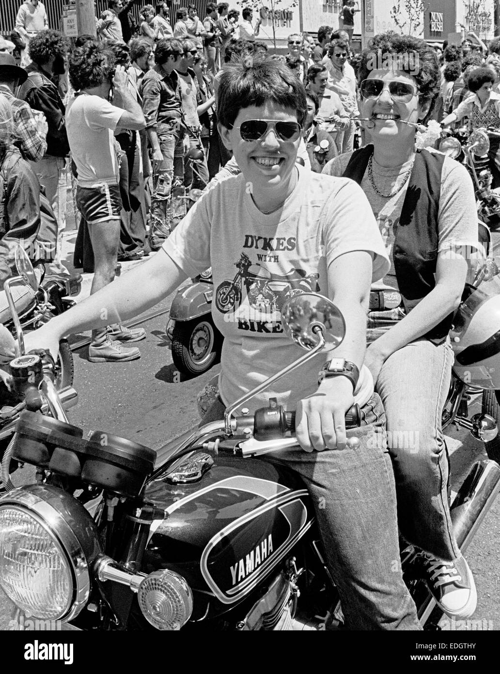 5th annual Gay Freedom Day Parade, 6/26/1977 Stock Photo