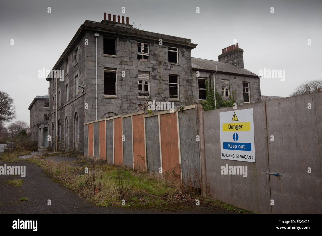 Abandoned military buildings, Royal Dockyard, Pembroke Dock
