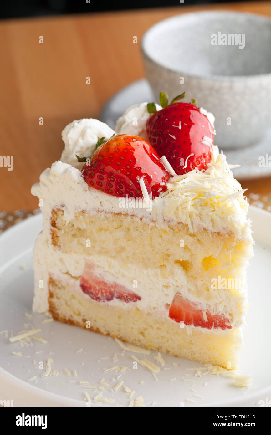 Strawberry Shortcake Stock Photo