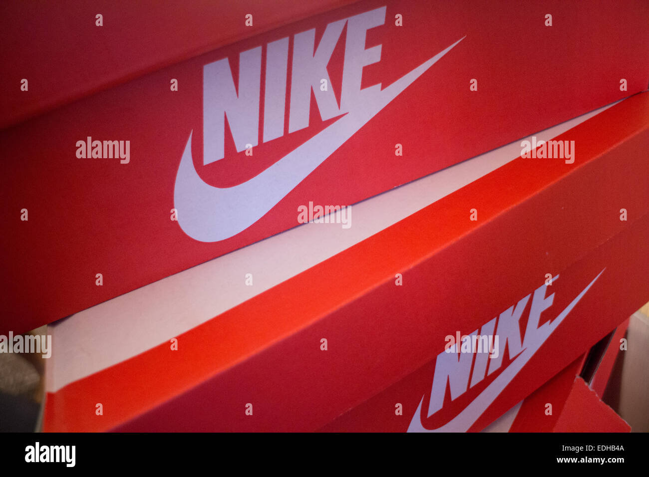 Nike boxes hi-res stock photography and images - Alamy