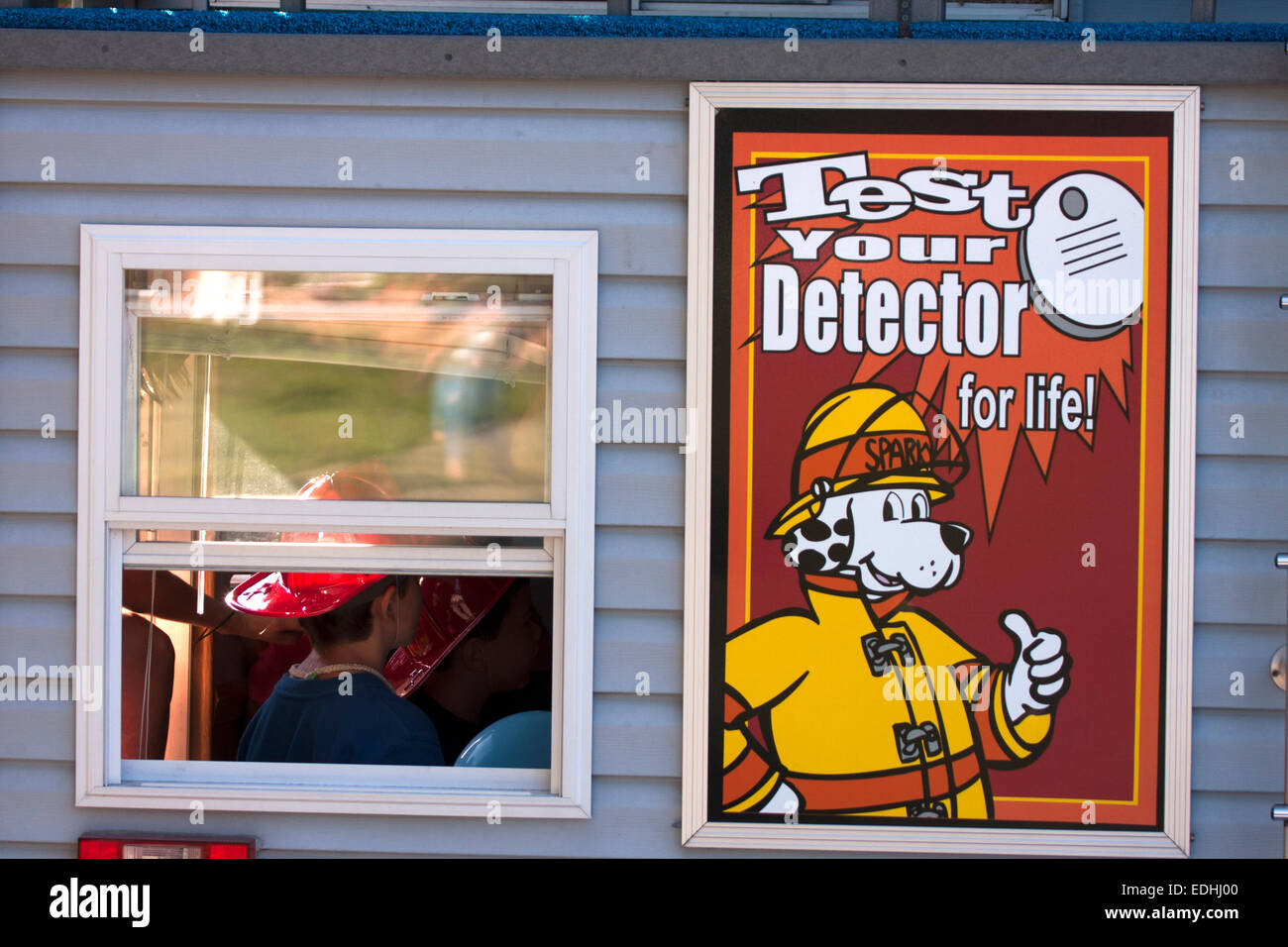 Waukesha Fire Department WI Survive Alive trailer for fire safety